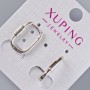 Сережки Xuping, діаметр 16х3мм+-, родій