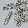 Bead Separator for 6 Strands, Silver