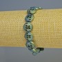 Hematite bracelet, matte chameleon color, diameter 12×4.5 mm, length 18 cm +/- stretch