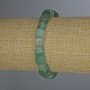 Agate Cube Bracelet 7x7mm, 18 cm, stretch