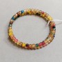 Beaded bracelet on memory wire