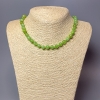 Onyx necklace (pressed) smooth beads, 8.5 mm diameter, length 47 cm