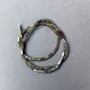 Dragon Blood Jasper Beads - natural rectangular gemstone, 2×4.5 mm, length 38 cm on thread